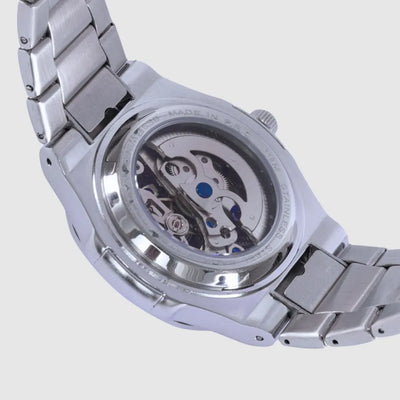 Relógio Nautilus Silver Artto, Relógio Masculino Esqueleto, Relógio Automático de Luxo, Relógio Sofisticado Masculino, Relógio com Mostrador Esquelético, Relógio de Aço Inoxidável, Relógio de Alta Performance, Relógio de Luxo Masculino, Relógio a Prova D'água