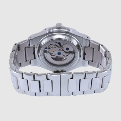 Relógio Nautilus Silver Artto, Relógio Masculino Esqueleto, Relógio Automático de Luxo, Relógio Sofisticado Masculino, Relógio com Mostrador Esquelético, Relógio de Aço Inoxidável, Relógio de Alta Performance, Relógio de Luxo Masculino, Relógio a Prova D'água