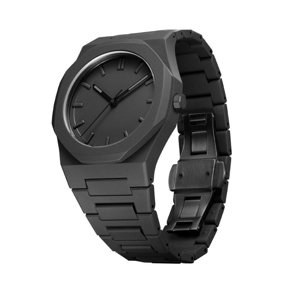 relógio shadow black artto, relógio masculino preto fosco, relógio minimalista masculino, relógio monocromático preto, relógio leve e resistente, relógio de policarbonato masculino, relógio preto moderno, relógio masculino luxo, relógio sofisticado
