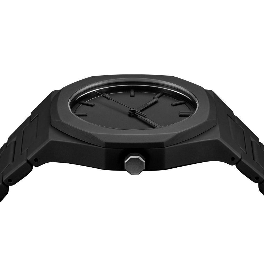 relógio shadow black artto, relógio masculino preto fosco, relógio minimalista masculino, relógio monocromático preto, relógio leve e resistente, relógio de policarbonato masculino, relógio preto moderno, relógio masculino luxo, relógio sofisticado
