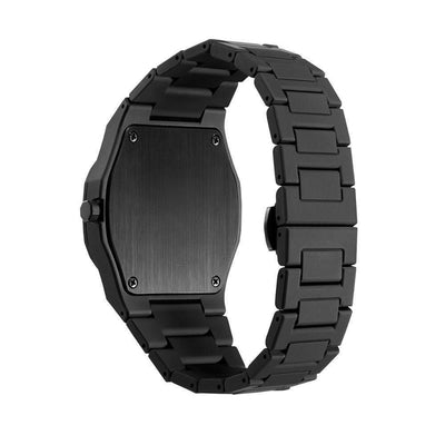 relógio shadow black artto, relógio masculino preto fosco, relógio minimalista masculino, relógio monocromático preto, relógio leve e resistente, relógio de policarbonato masculino, relógio preto moderno, relógio masculino luxo, relógio sofisticado
